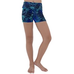 Zodiac Sign Astrology Horoscope Kids  Lightweight Velour Yoga Shorts