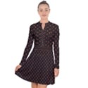 Pattern Texture Drawing Wall Long Sleeve Panel Dress View1