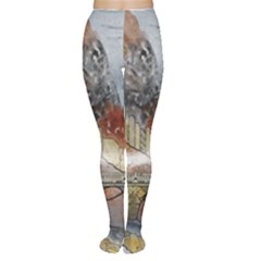 Airships Flight Travel Sky Tights by Wegoenart