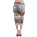 Airships Flight Travel Sky Midi Pencil Skirt View1