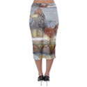 Airships Flight Travel Sky Midi Pencil Skirt View2