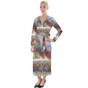 Airships Flight Travel Sky Velvet Maxi Wrap Dress View1