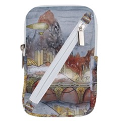 Airships Flight Travel Sky Belt Pouch Bag (small)