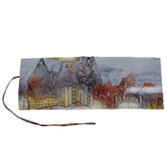 Airships Flight Travel Sky Roll Up Canvas Pencil Holder (s)