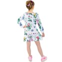 Leaves Kids  Long Sleeve Velvet Dress View2