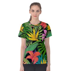 Tropical Greens Women s Cotton Tee