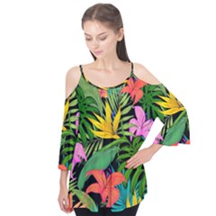 Tropical Greens Flutter Tees