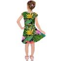 Tropical Greens Kids  Short Sleeve Dress View2