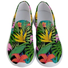 Tropical Greens Men s Lightweight Slip Ons by Sobalvarro