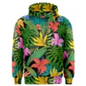 Tropical Greens Men s Overhead Hoodie View1