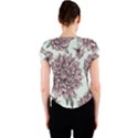 Flowers Crew Neck Crop Top View2