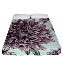 Flowers Fitted Sheet (queen Size) by Sobalvarro