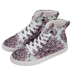 Flowers Women s Hi-top Skate Sneakers by Sobalvarro