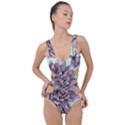 Flowers Side Cut Out Swimsuit View1