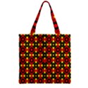 Abstract 44 Zipper Grocery Tote Bag View2