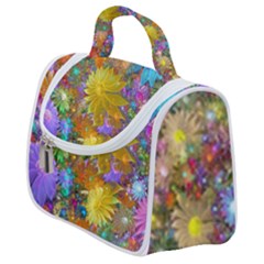 Apo Flower Power  Satchel Handbag by WolfepawFractals