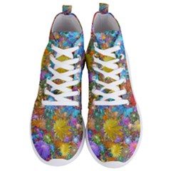 Apo Flower Power  Men s Lightweight High Top Sneakers by WolfepawFractals