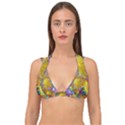 Apo Flower Power  Double Strap Halter Bikini Top View1