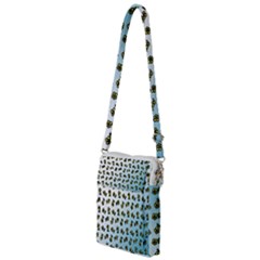 Blue Gradient Flower Multi Function Travel Bag by snowwhitegirl