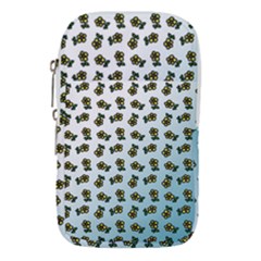 Blue Gradient Flower Waist Pouch (large)