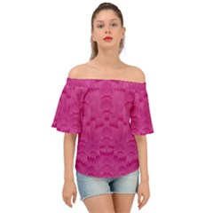 Love To One Color To Love Off Shoulder Short Sleeve Top by pepitasart