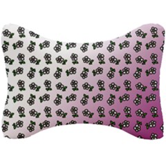 Magenta Gradient Flower Seat Head Rest Cushion by snowwhitegirl