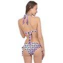 Magenta Gradient Flower Tie It Up Bikini Set View2