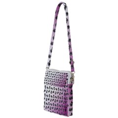 Magenta Gradient Flower Multi Function Travel Bag by snowwhitegirl