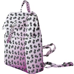 Magenta Gradient Flower Buckle Everyday Backpack by snowwhitegirl