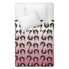 Retro Girl Daisy Chain Pattern Duvet Cover Double Side (single Size) by snowwhitegirl