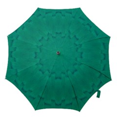 Love To One Color To Love Green Hook Handle Umbrellas (small) by pepitasart