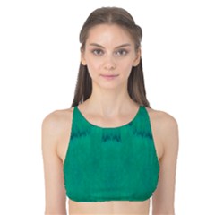 Love To One Color To Love Green Tank Bikini Top by pepitasart