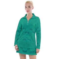 Love To One Color To Love Green Women s Long Sleeve Casual Dress by pepitasart