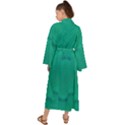 Love To One Color To Love Green Maxi Kimono View2