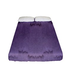 Love To One Color To Love Purple Fitted Sheet (full/ Double Size) by pepitasart