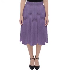 Love To One Color To Love Purple Classic Midi Skirt by pepitasart