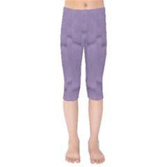 Love To One Color To Love Purple Kids  Capri Leggings  by pepitasart