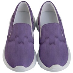 Love To One Color To Love Purple Kids  Lightweight Slip Ons by pepitasart