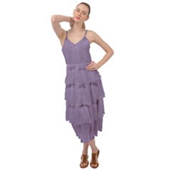 Love To One Color To Love Purple Layered Bottom Dress by pepitasart