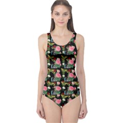 Vintage Can Floral One Piece Swimsuit