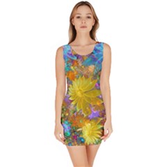 Apo Flower Power Bodycon Dress by WolfepawFractals