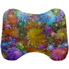 Apo Flower Power Head Support Cushion by WolfepawFractals