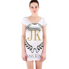 Jk Logo Short Sleeve Bodycon Dress by Jeanskings