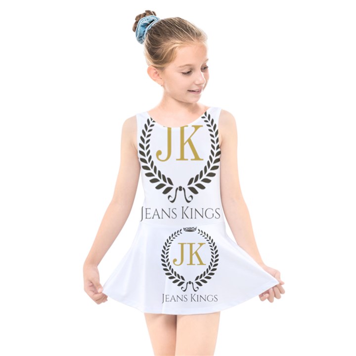 Jk Logo Kids  Skater Dress Swimsuit