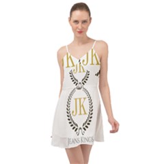 Jk Logo Summer Time Chiffon Dress by Jeanskings