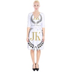 Jk Logo Square Wrap Up Cocktail Dress by Jeanskings