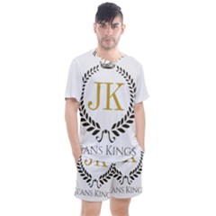 Jk Logo Square Men s Mesh Tee And Shorts Set