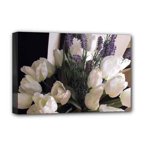 Tulips 1 1 Deluxe Canvas 18  X 12  (stretched) by bestdesignintheworld