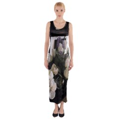 Tulips 1 1 Fitted Maxi Dress by bestdesignintheworld