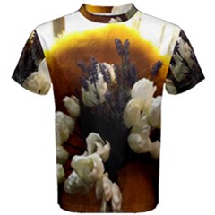 Tulips 1 2 Men s Cotton Tee by bestdesignintheworld